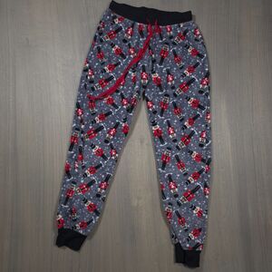 Pillow Talk Nutcracker Pajama Pants Medium Grey & Red